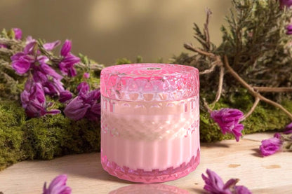 Vela Plandor Patchouli – Amaderada y Misteriosa (300g, Vidrio con tapa, 100% Cera de Soya Natural)